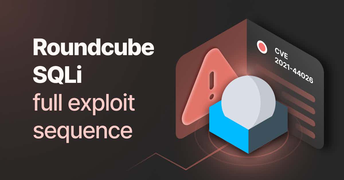 Roundcube SQL injection